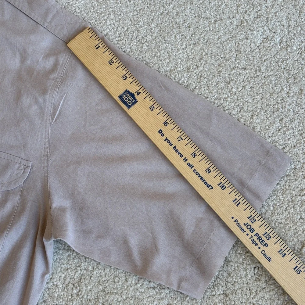 Vintage 80’s Banana Republic Khaki Safari Short Sleeve‎ Shirt Mens Size Small